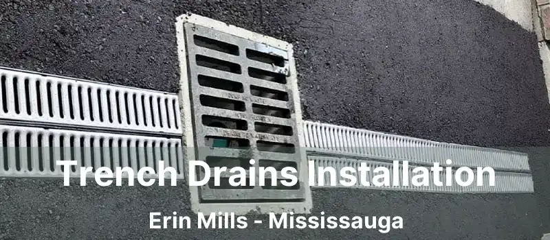  Trench Drains Installation Erin Mills - Mississauga